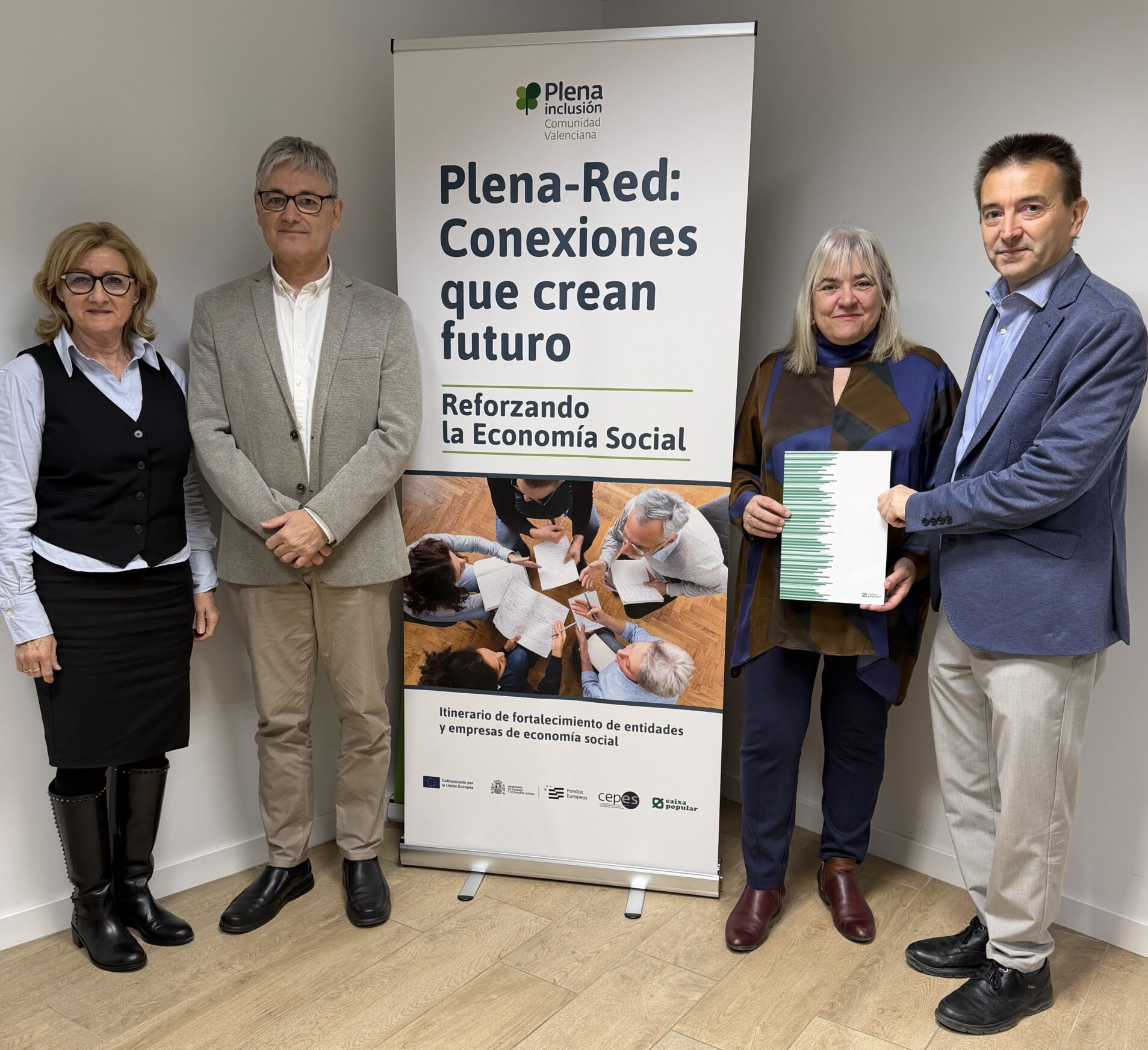 Plena inclusión Comunidad Valenciana y Caixa Popular refuerzan la economía social con el proyecto impulsado junto a CEPES